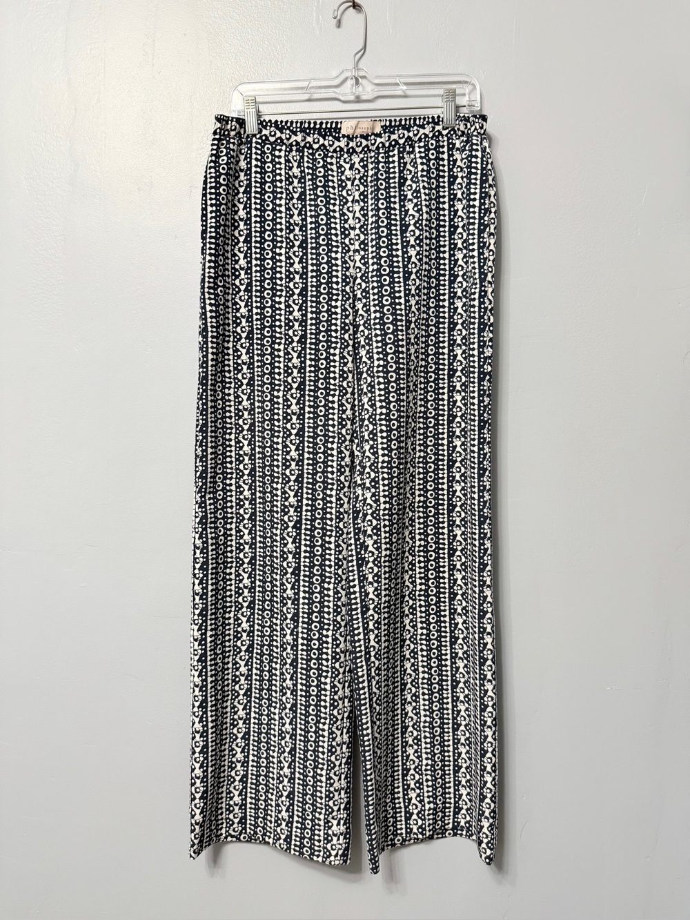 #17) Philosophy Navy and White Circular Print Pants